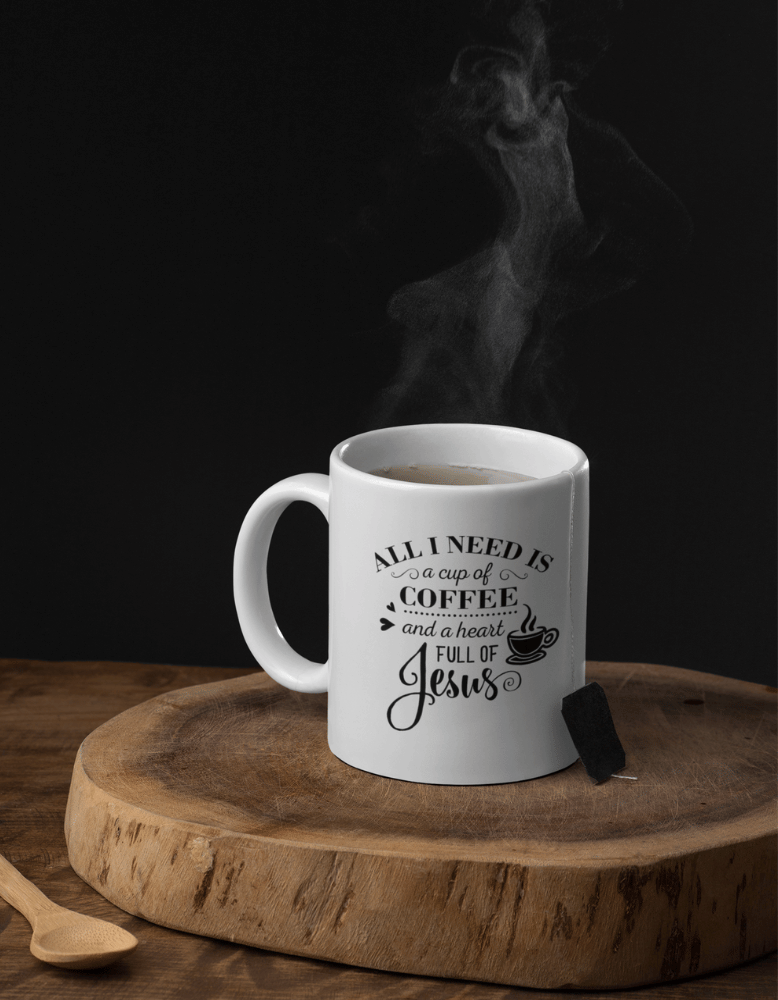 All I Need is Coffee and Jesus Christian Mug – South Africa