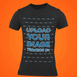 Blank t-shirt for custom t-shirt design